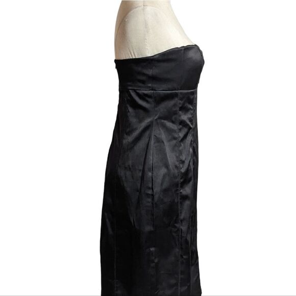 Necessary Objects Y2K Black Satin Corset Dress - Picture 5 of 7